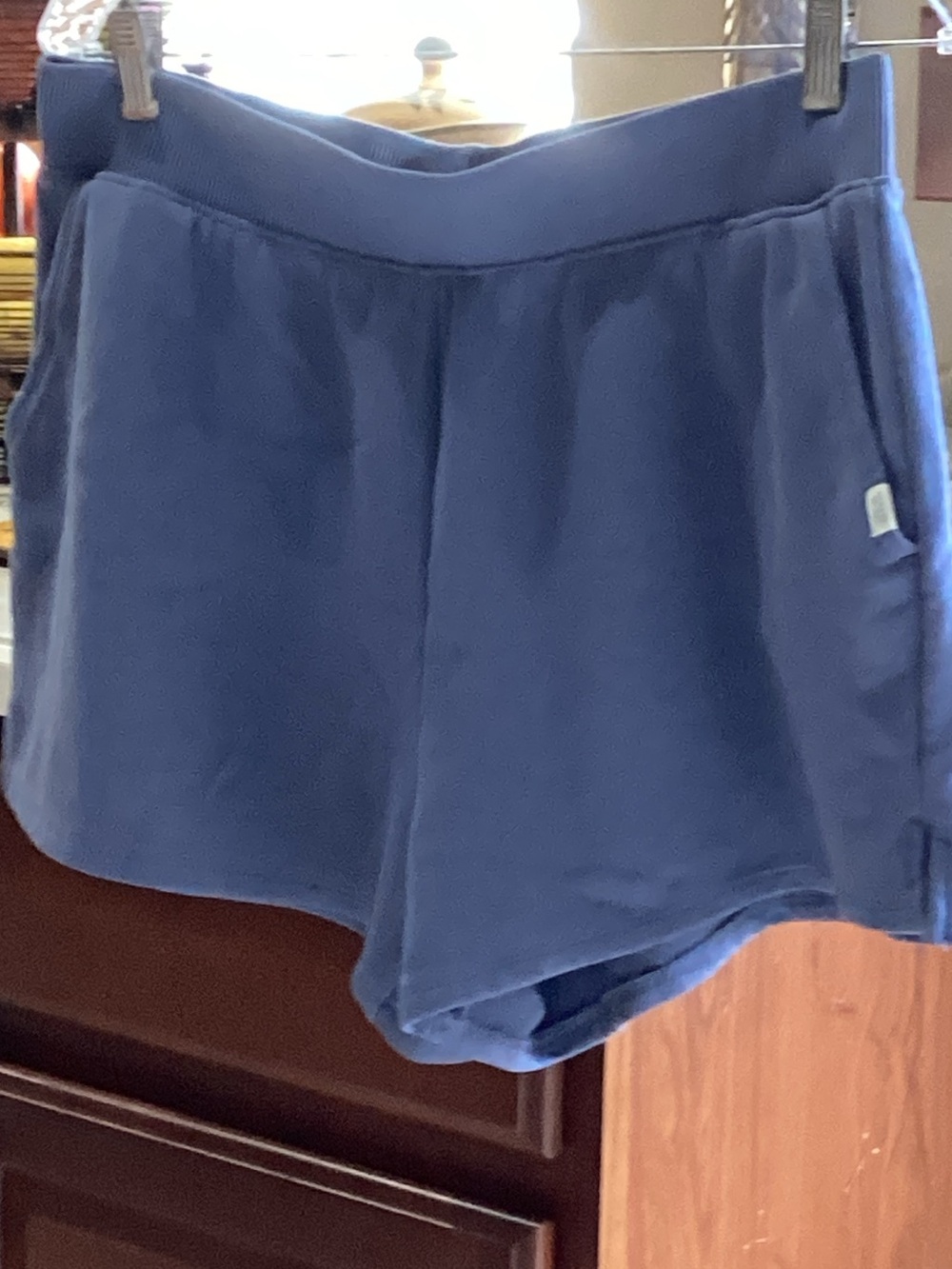 Athletic Works Navy Blue Athletic Pull-On Shorts